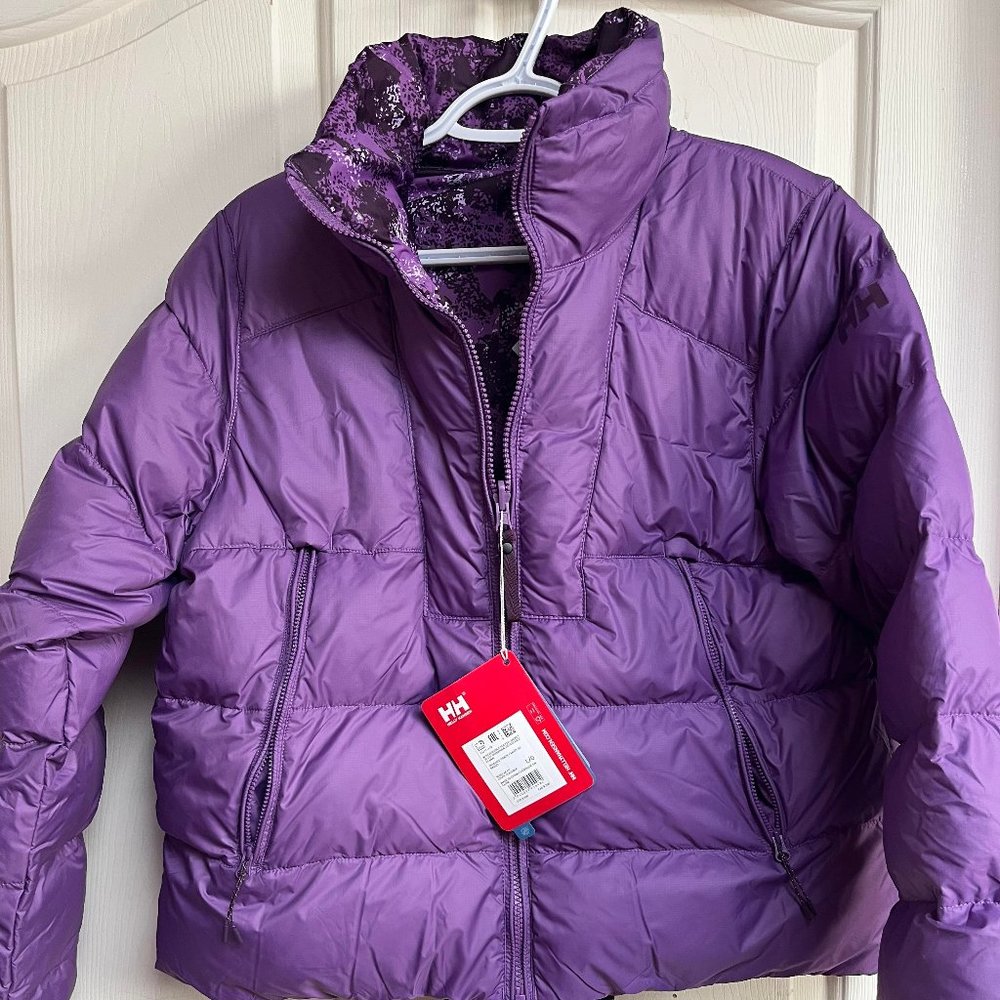 Helly Hansen Purple Puffer Jacket